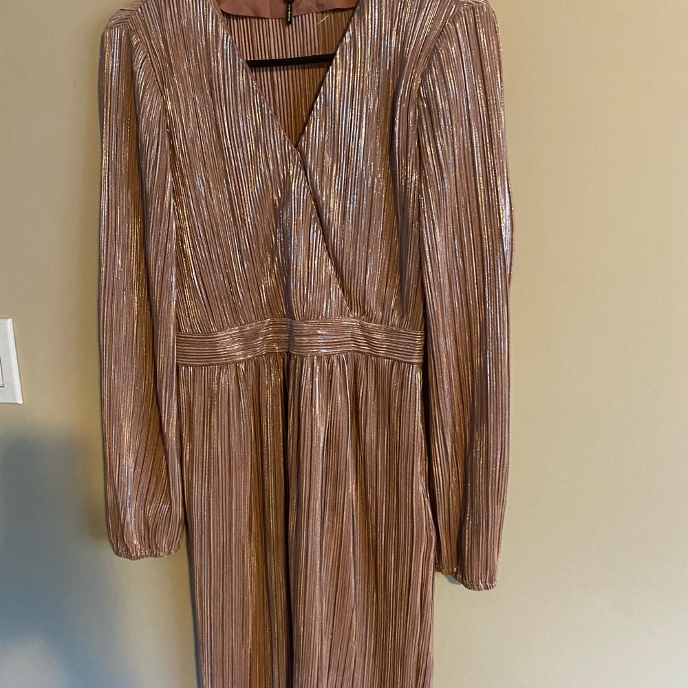 Maje pleated mini dress